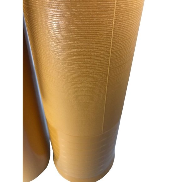 King-Seeley Tartan Thermos Lunch Bottle Cup Mustard Yellow Set Vintage - Picture 11 of 12